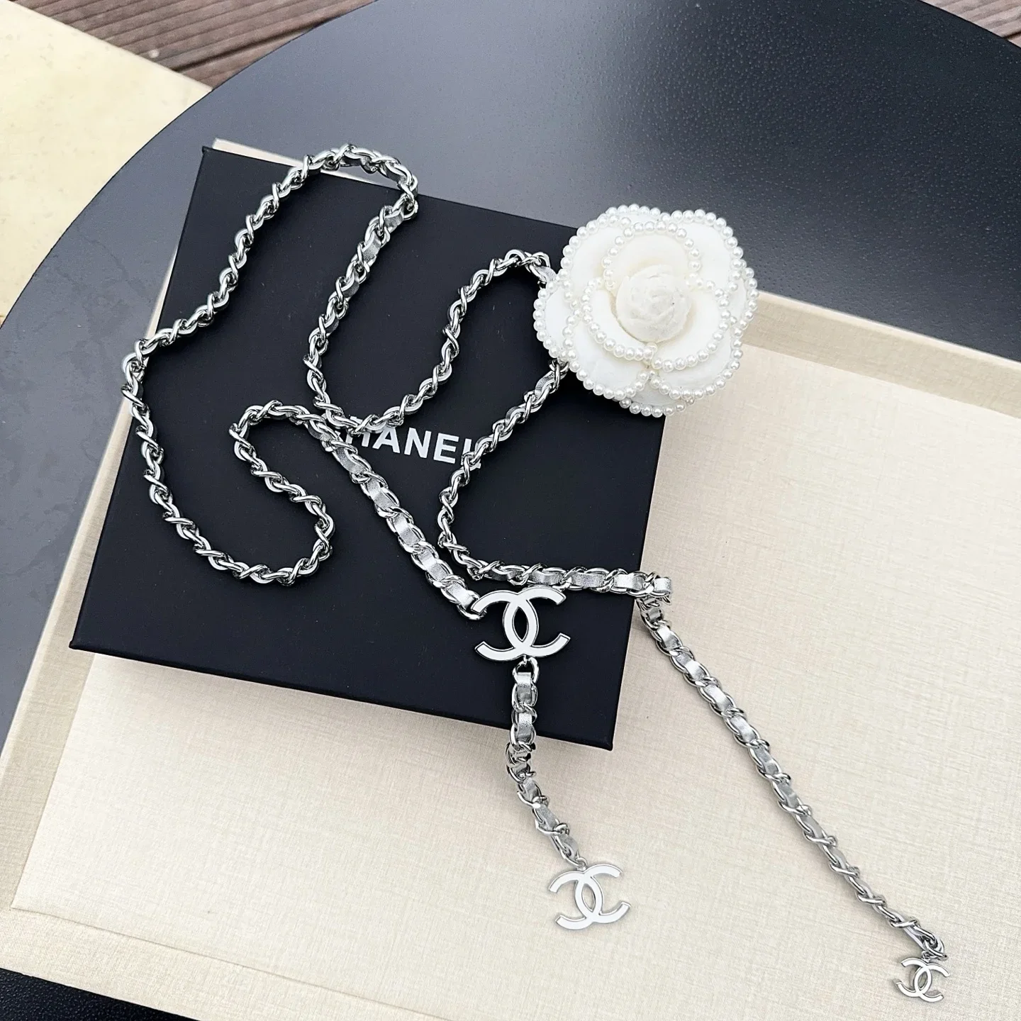 Alternative view of CHANEL Belts Metal Chain (Silver) 180202607050154