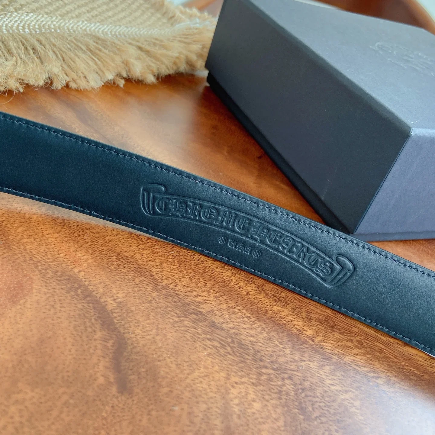 CHROME HEARTS Belts Oil Wax Leather 3.0cm Width 300202607050835 - Image 9
