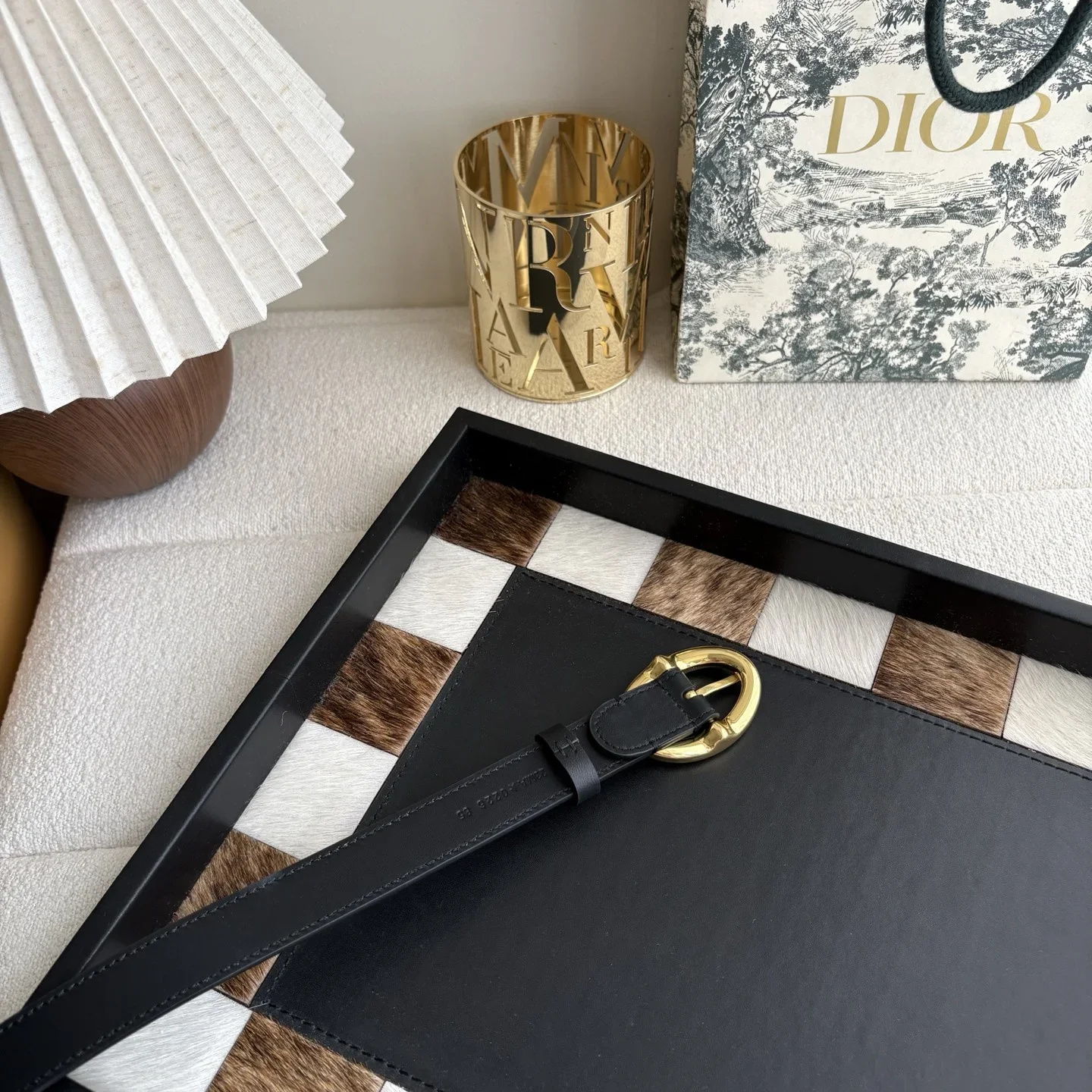 Alternative view of DIOR Belts Calfskin Leather (Black) 160202607050171