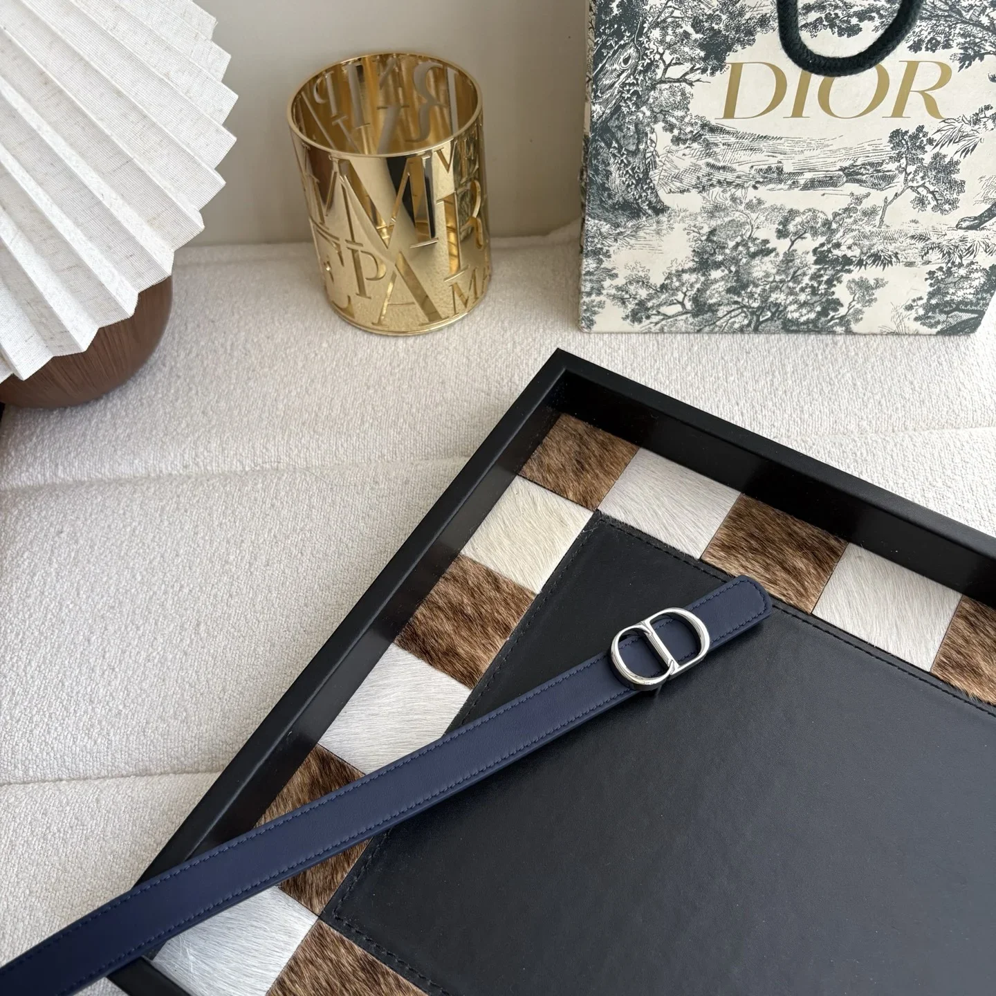 DIOR Belts Calfskin Leather (Blue) 150202607050193