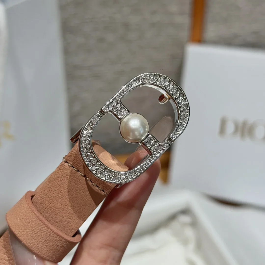 DIOR Belts Calfskin (Pink) 2.0cm Width 170202607050187
