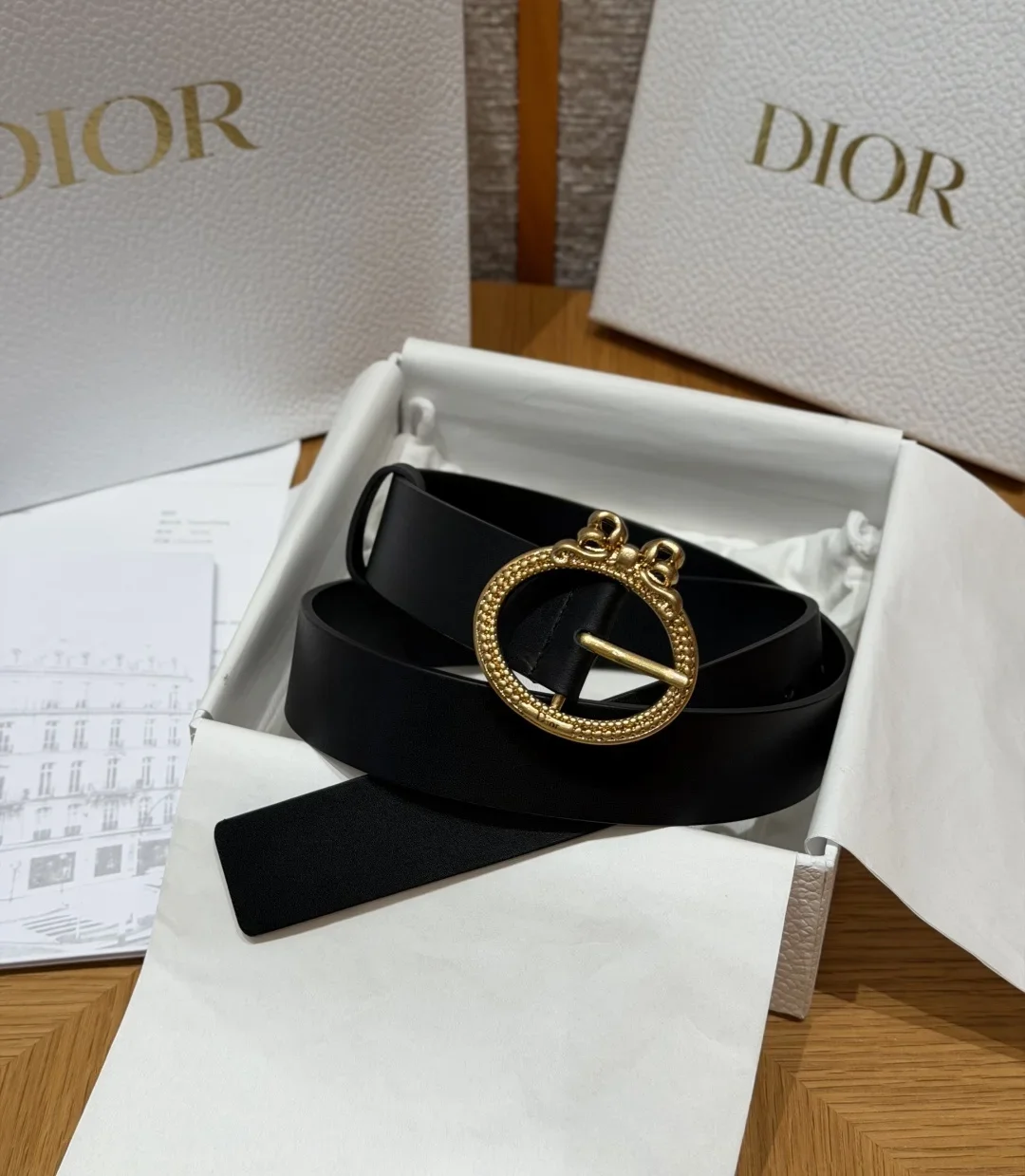 DIOR Belts Smooth Calfskin (Black) 3.0cm Width 170202607050259