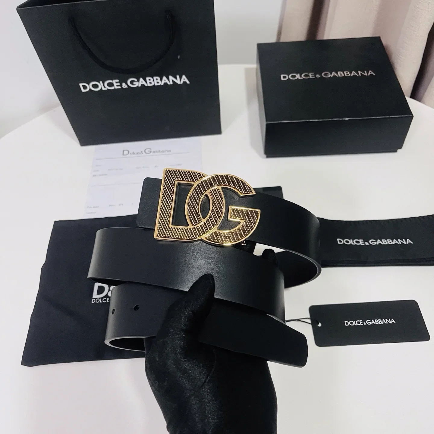 DOLCE & GABBANA Accessories Gold-plated Metal 4.0 CM 180202607050836 - Image 3