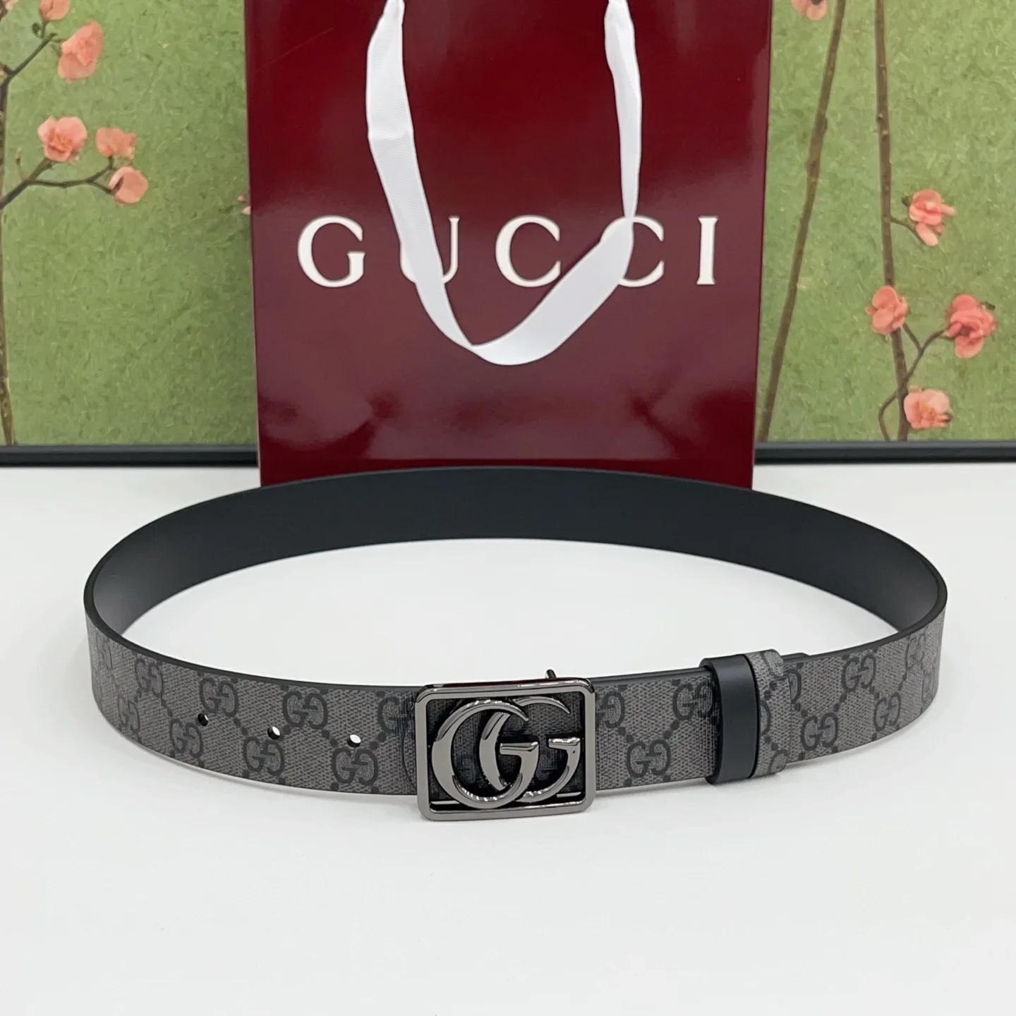 GUCCI Belts Canvas Leather 160202607050354
