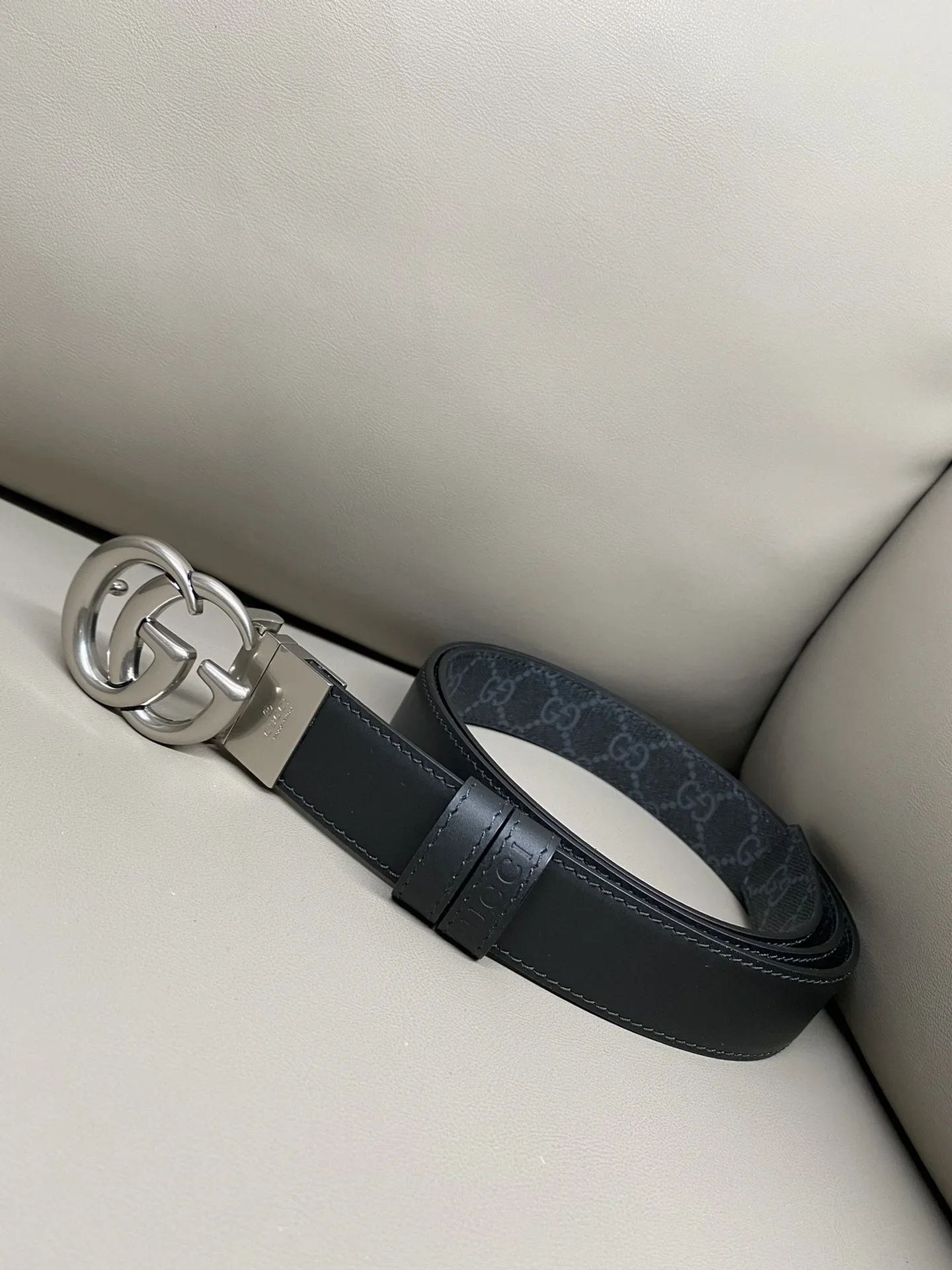 GUCCI Belts GG Supreme Canvas, Leather 160202607050364