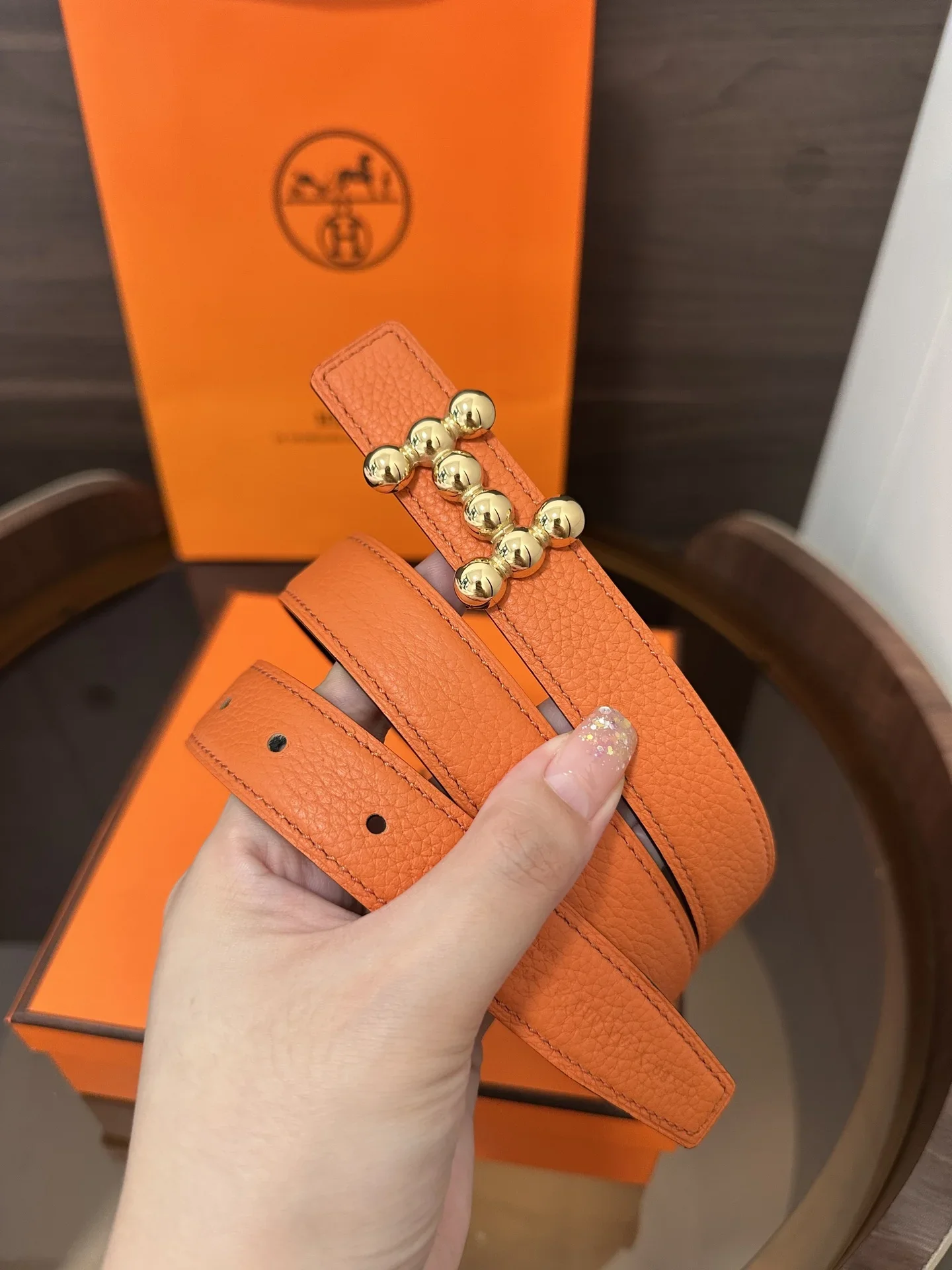 HERMES Accessories Calfskin Leather 160202607050839 - Image 2