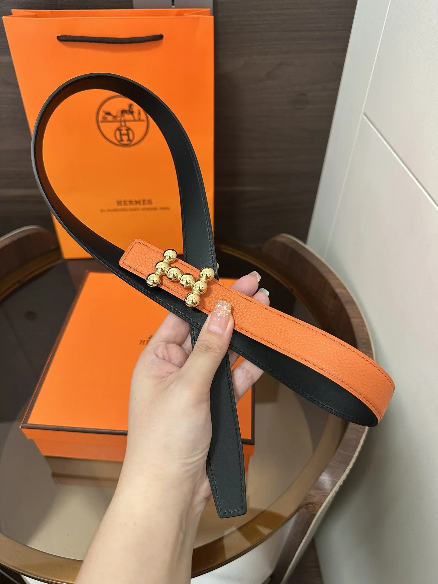 HERMES Accessories Calfskin Leather 160202607050839 - Image 3