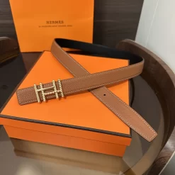 HERMES Belts Calf Leather 160202607050837