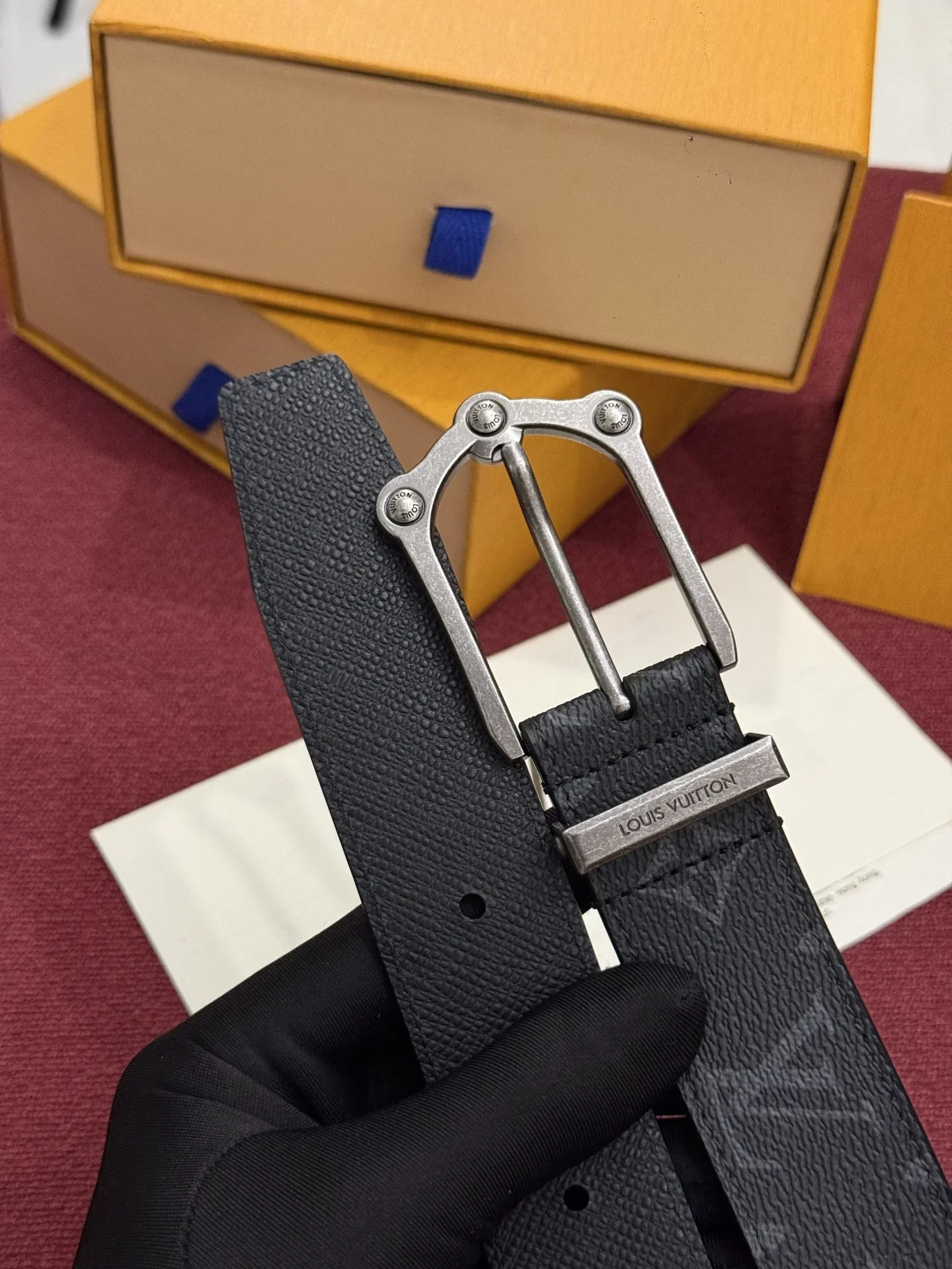 Alternative view of HERMES Belts Crocodile Leather 170202607050592