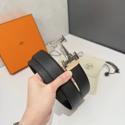 Alternative view of HERMES Belts Epsom Leather (Black) 170202607050705