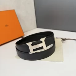 Alternative view of HERMES Belts Epsom Leather (Black) 170202607050710