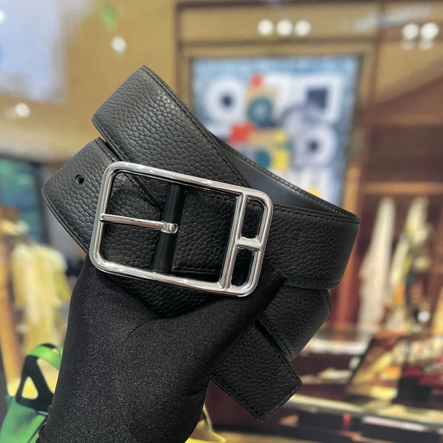 HERMES Belts Leather 38mm Width 220202607050374