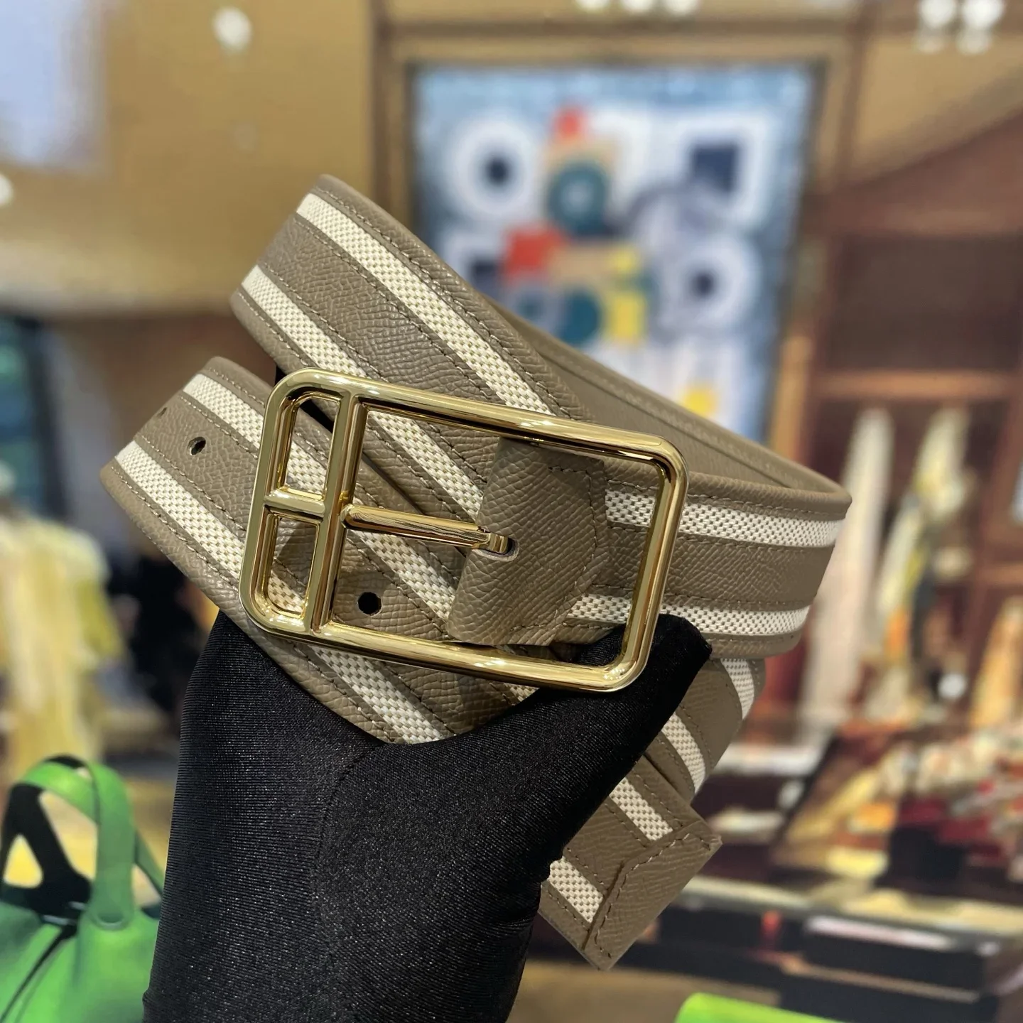 HERMES Belts Leather 38mm Width 220202607050417