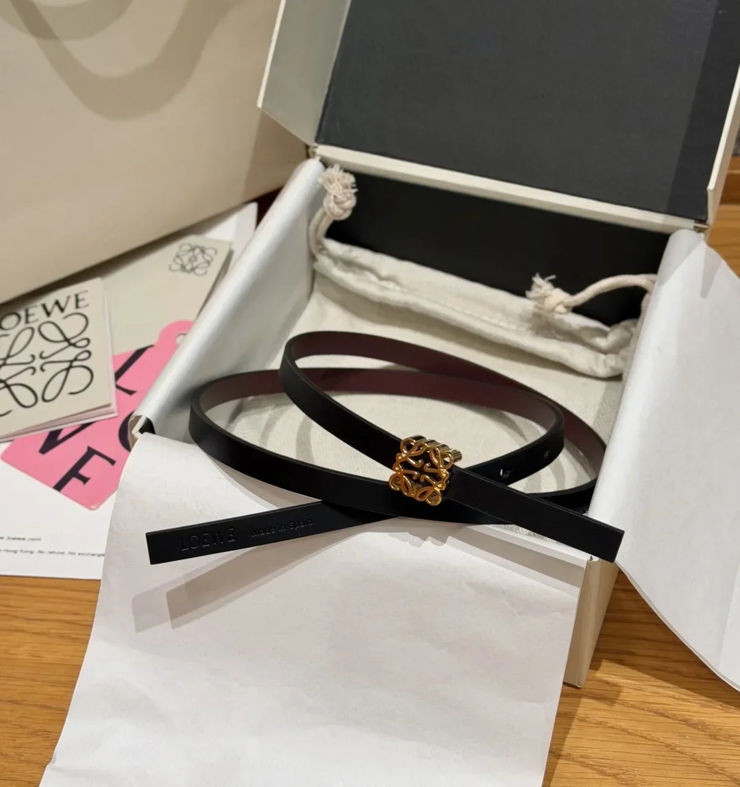 LOEWE Belts Calfskin 1.0cm Width 160202607050485