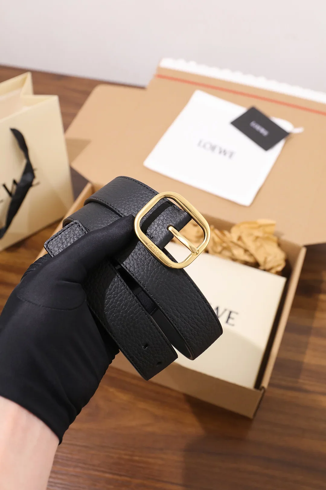 Alternative view of LOEWE Belts Calfskin Leather 170202607050462