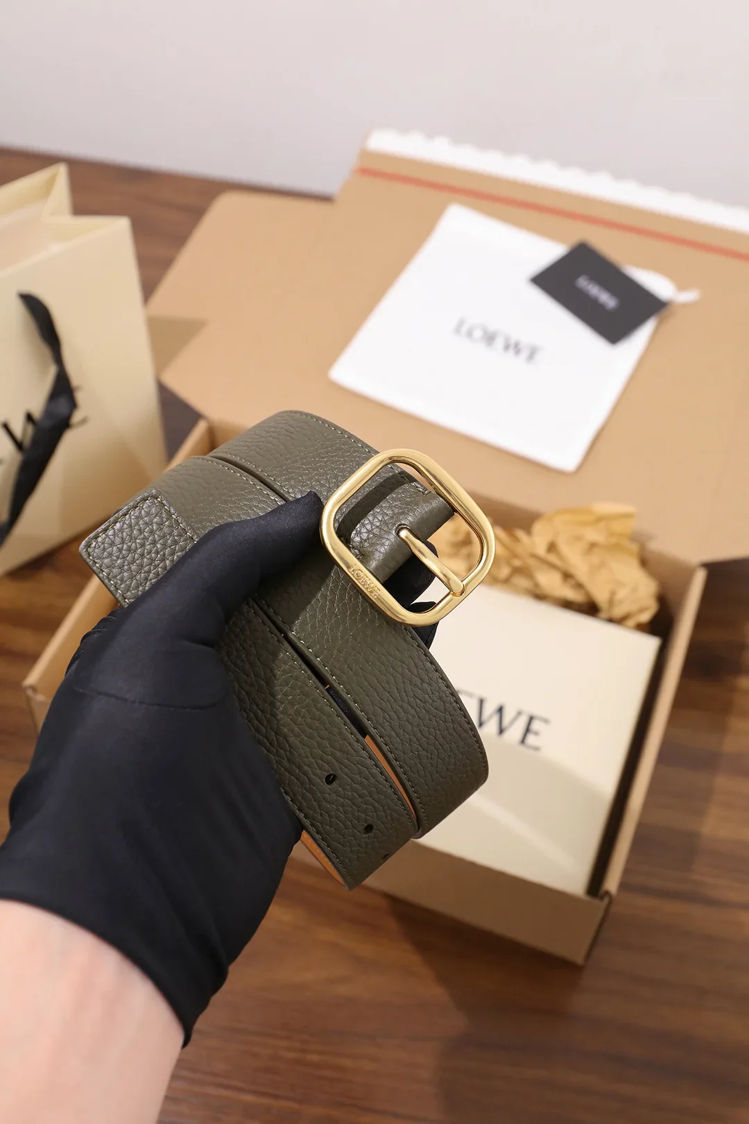 Alternative view of LOEWE Belts Calfskin Leather 170202607050463