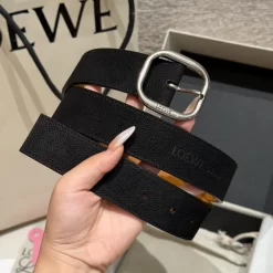 Alternative view of LOEWE Belts Nubuck Calfskin 3.5cm Width 180202607050824