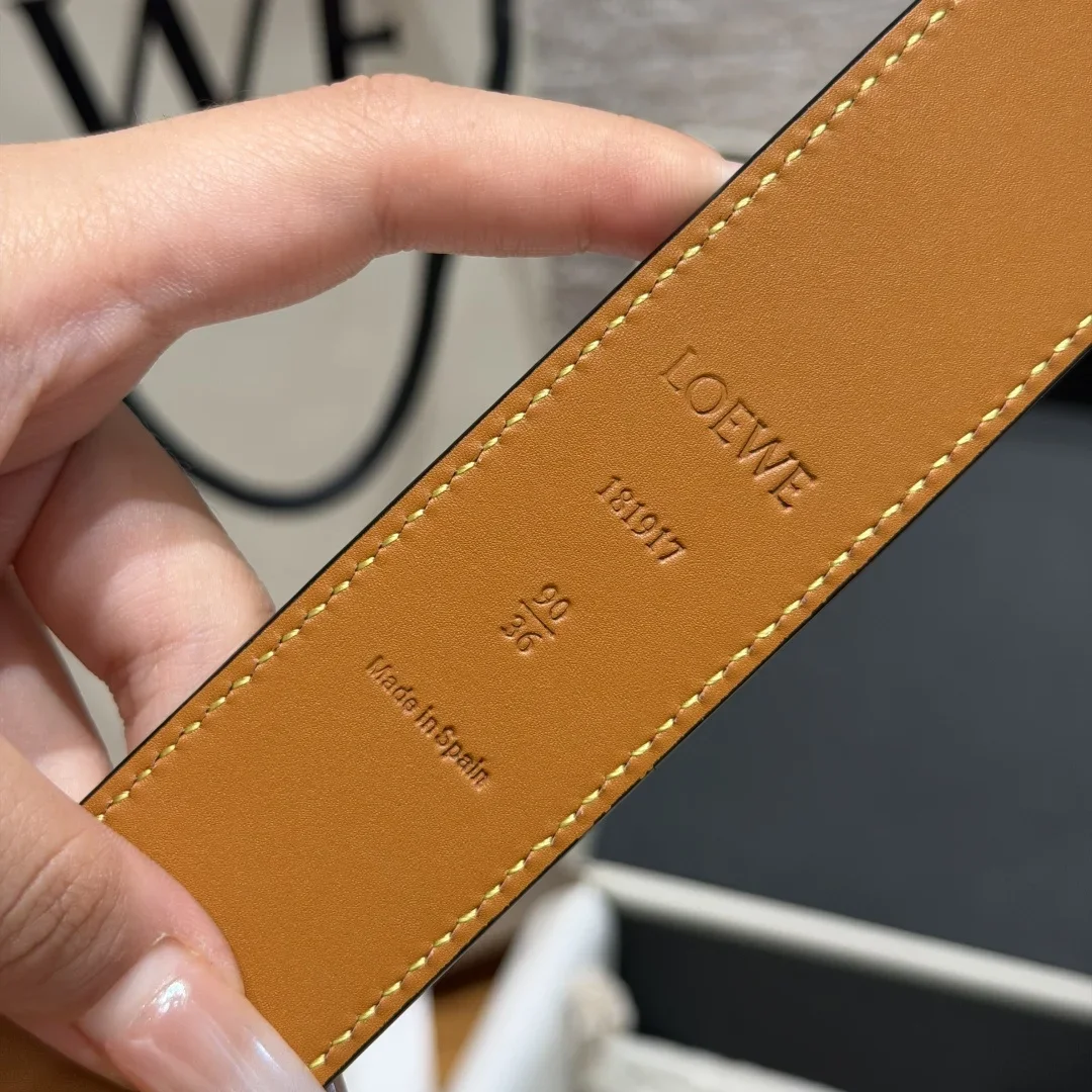 LOEWE Belts Nubuck Calfskin 3.5cm Width 180202607050824 - Image 6
