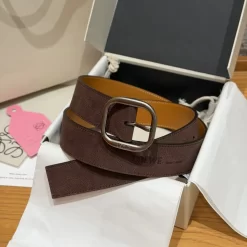 LOEWE Belts Nubuck Calfskin 3.5cm Width 180202607050825