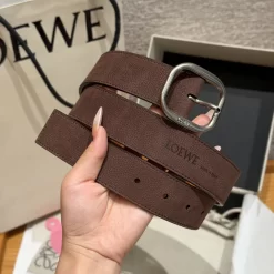 Alternative view of LOEWE Belts Nubuck Calfskin 3.5cm Width 180202607050825