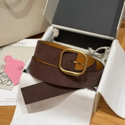 LOEWE Belts Nubuck Calfskin 3.5cm Width 180202607050832