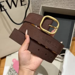 Alternative view of LOEWE Belts Nubuck Calfskin 3.5cm Width 180202607050832