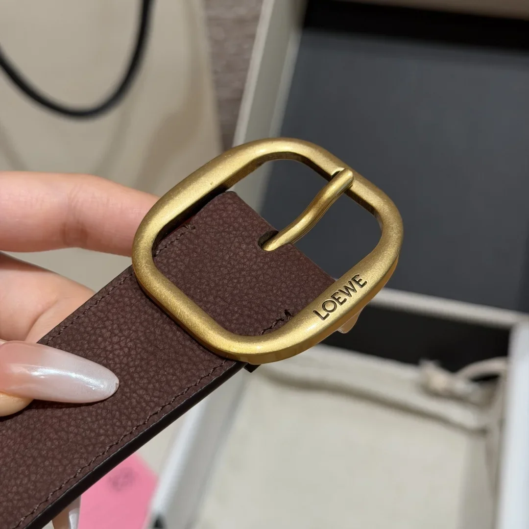 LOEWE Belts Nubuck Calfskin 3.5cm Width 180202607050832 - Image 5