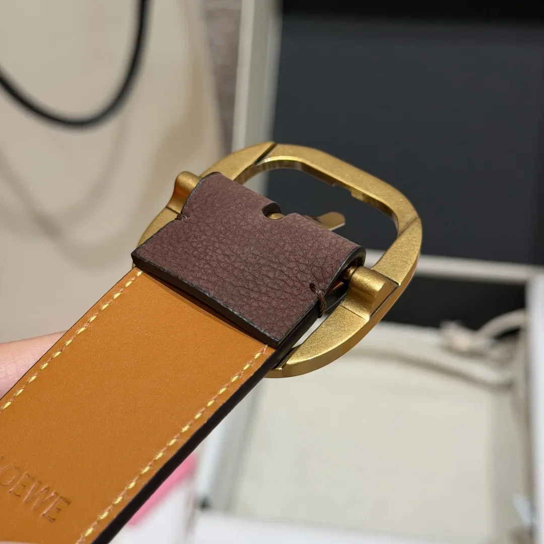 LOEWE Belts Nubuck Calfskin 3.5cm Width 180202607050832 - Image 6