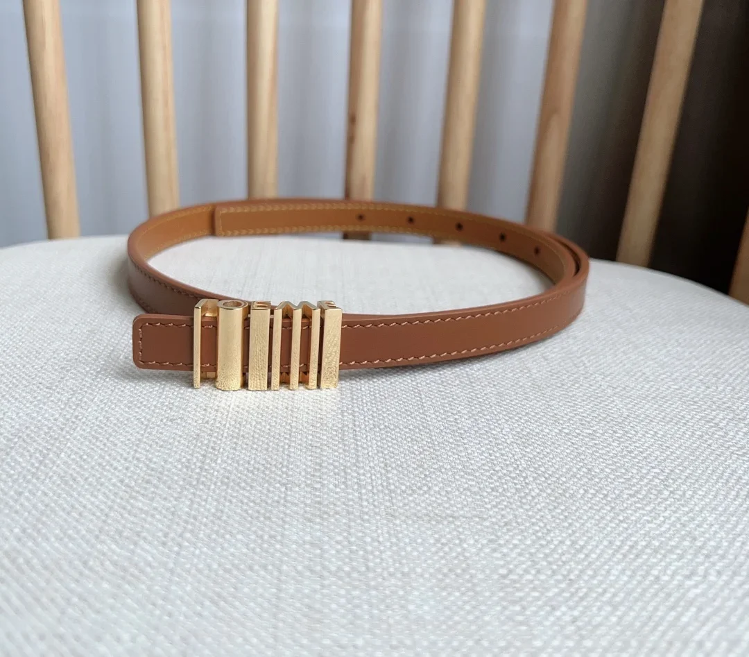 LOEWE Belts Smooth Calfskin 1.5cm Width 160202607050457
