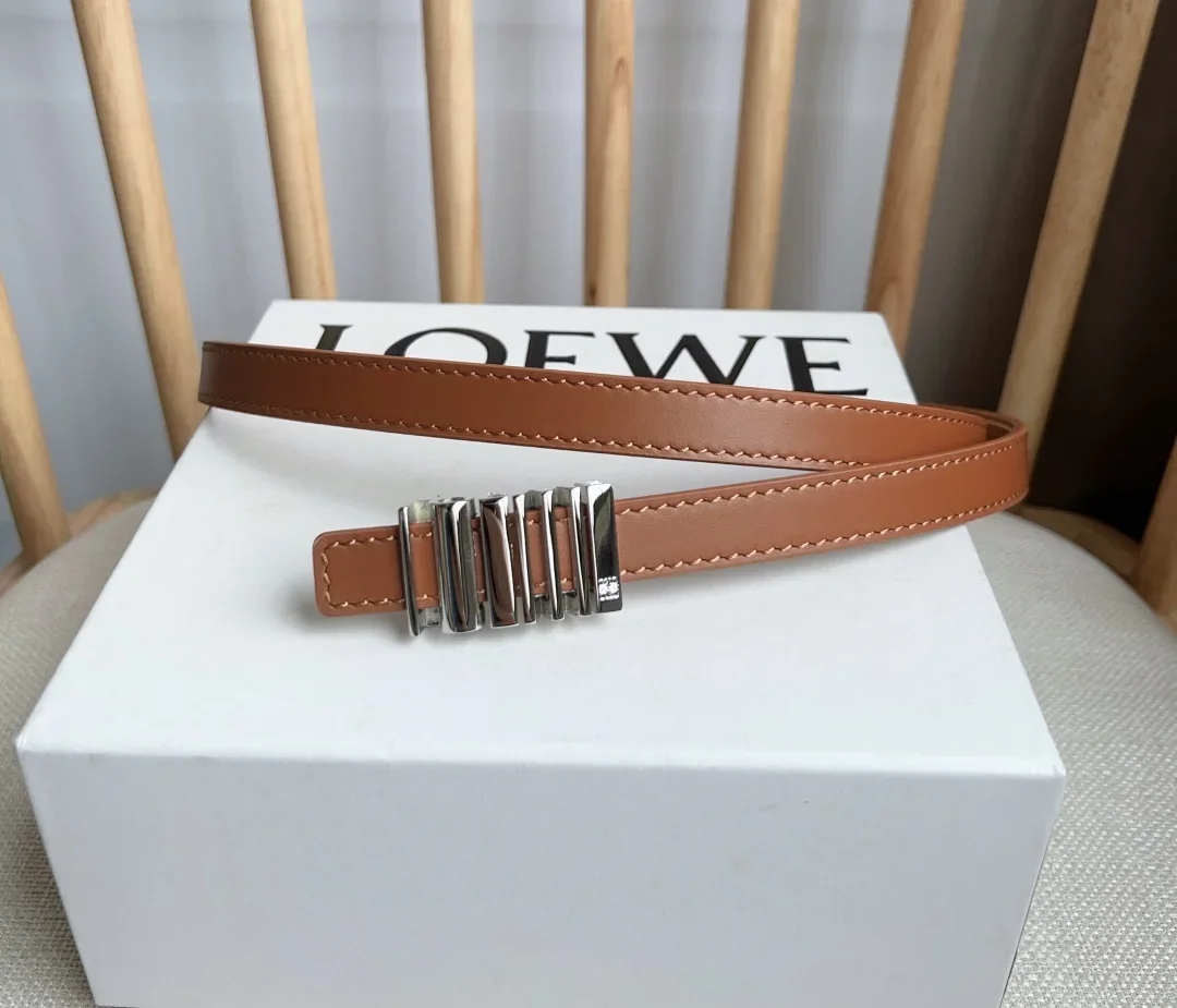 Alternative view of LOEWE Belts Smooth Calfskin 1.5cm Width 160202607050458