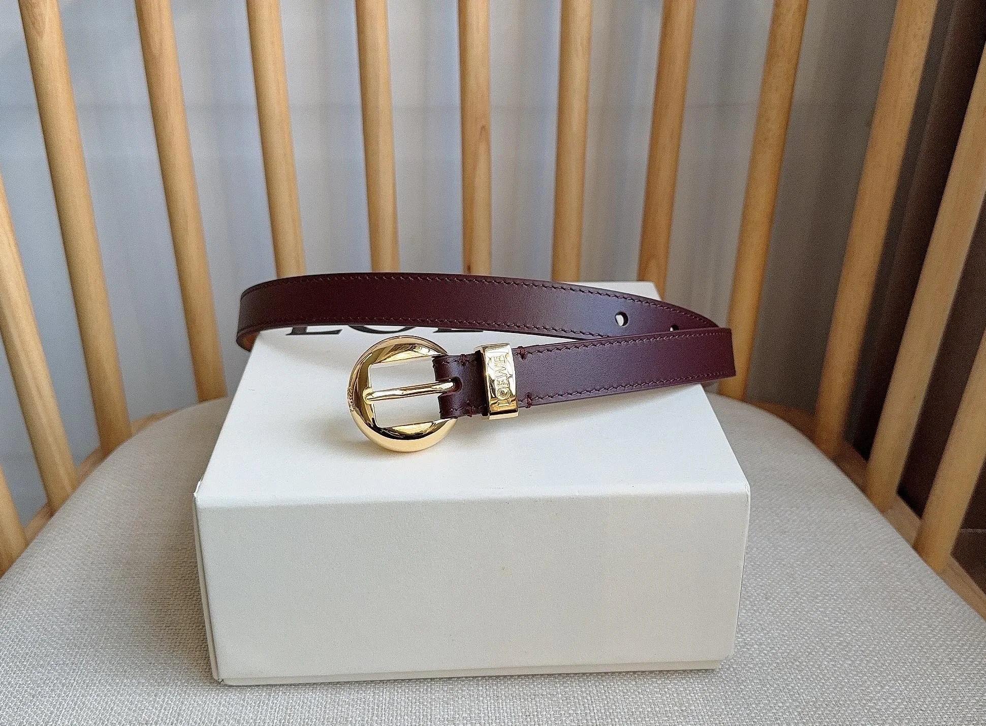 LOEWE Belts Smooth Calfskin 2.0cm Width 160202607050482