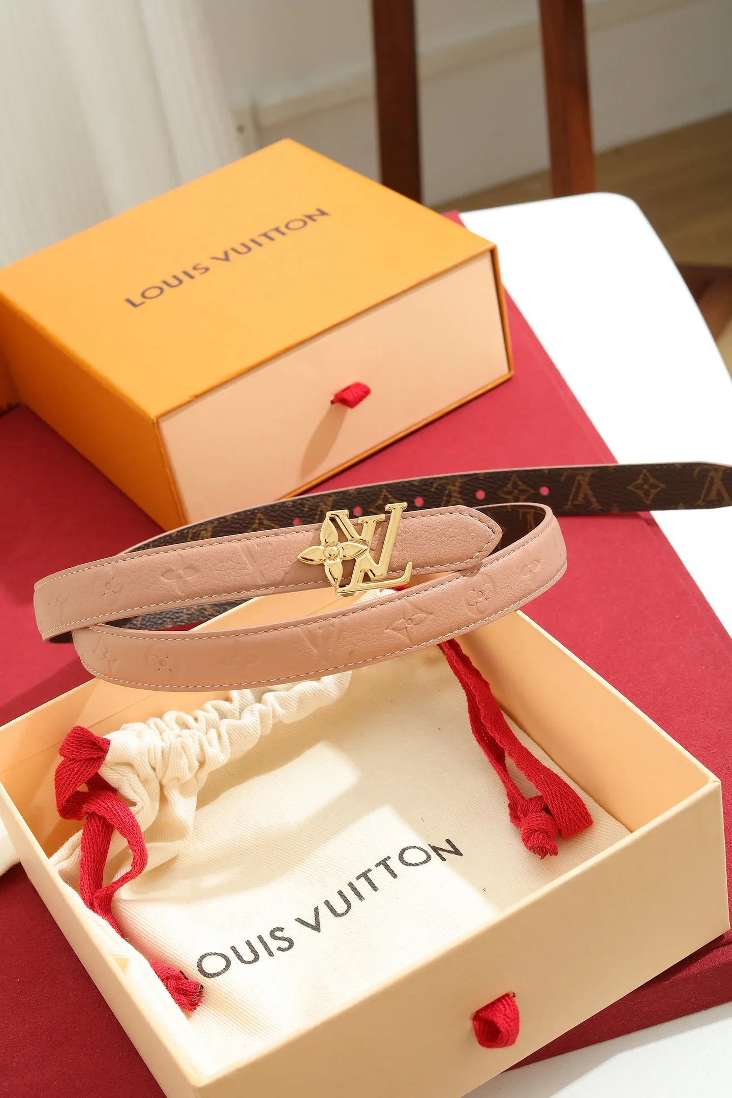 LV Belts Calf Leather 2.0cm Width 170202607050627