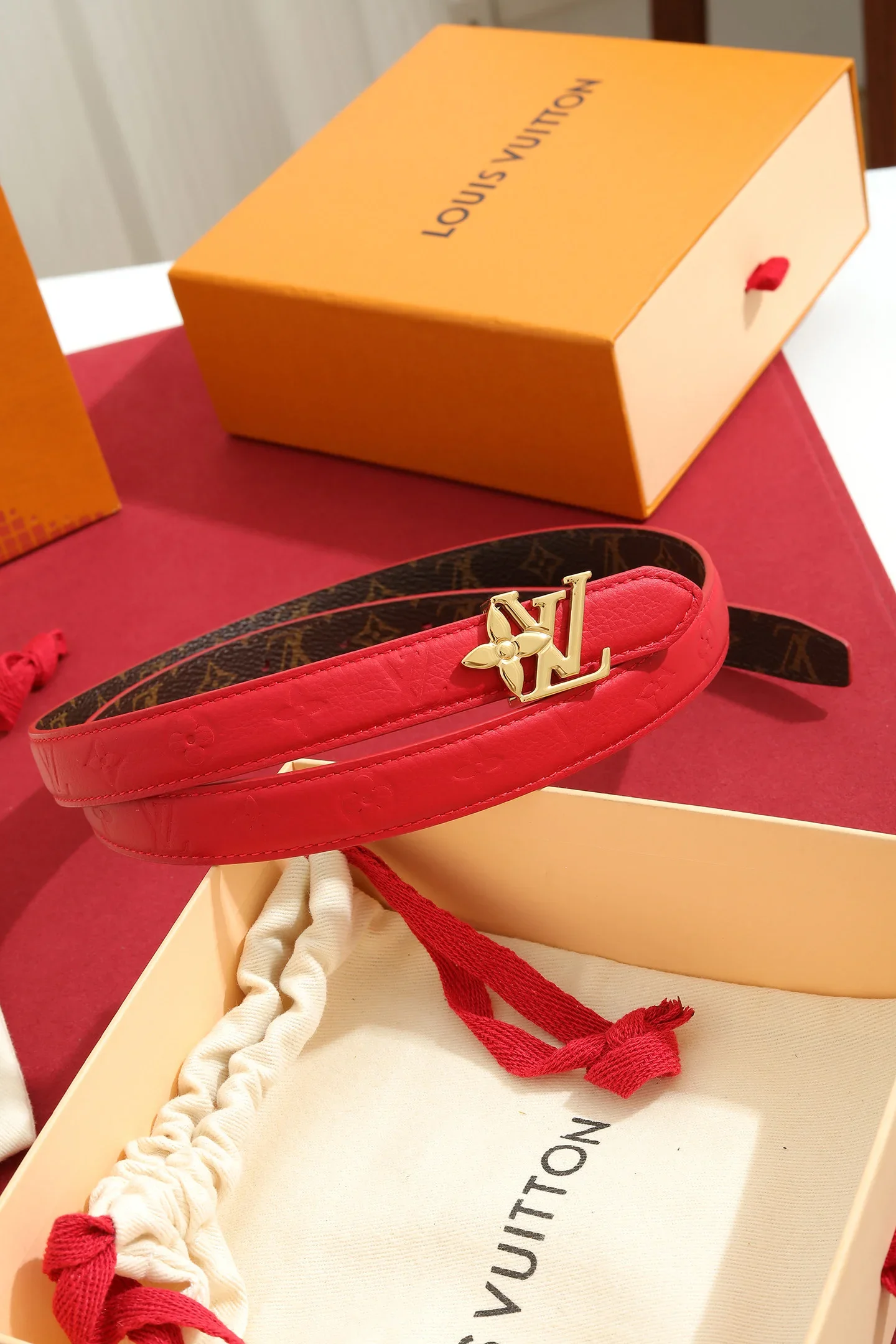 LV Belts Calf Leather 2.0cm Width 170202607050636