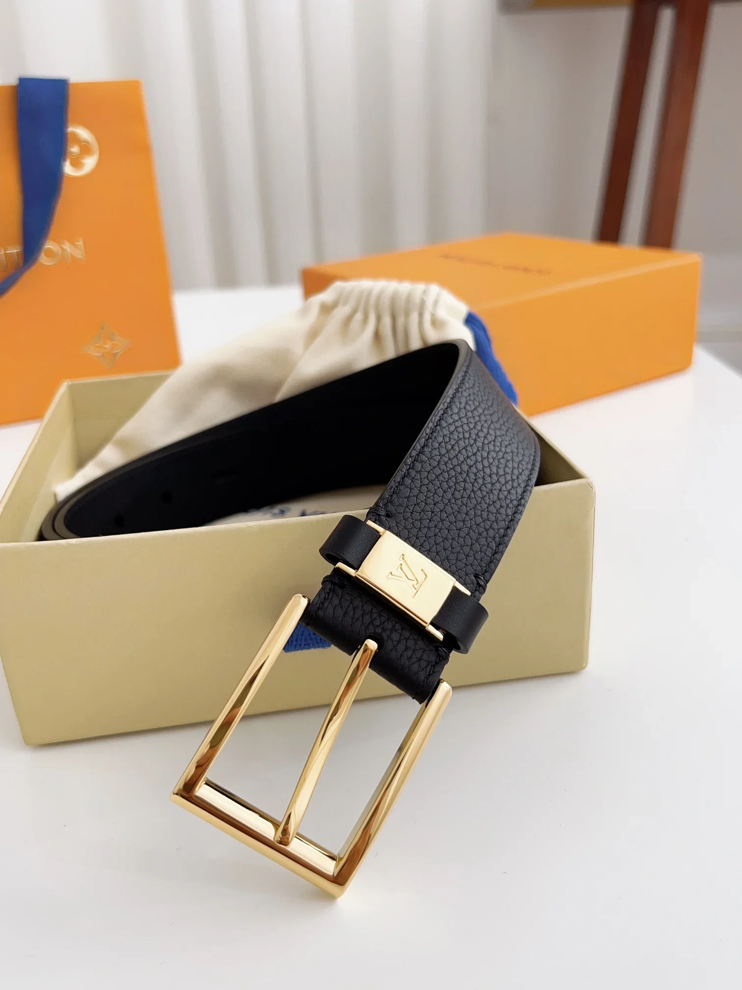Alternative view of LV Belts Calf Leather 3.5cm Width 170202607050585