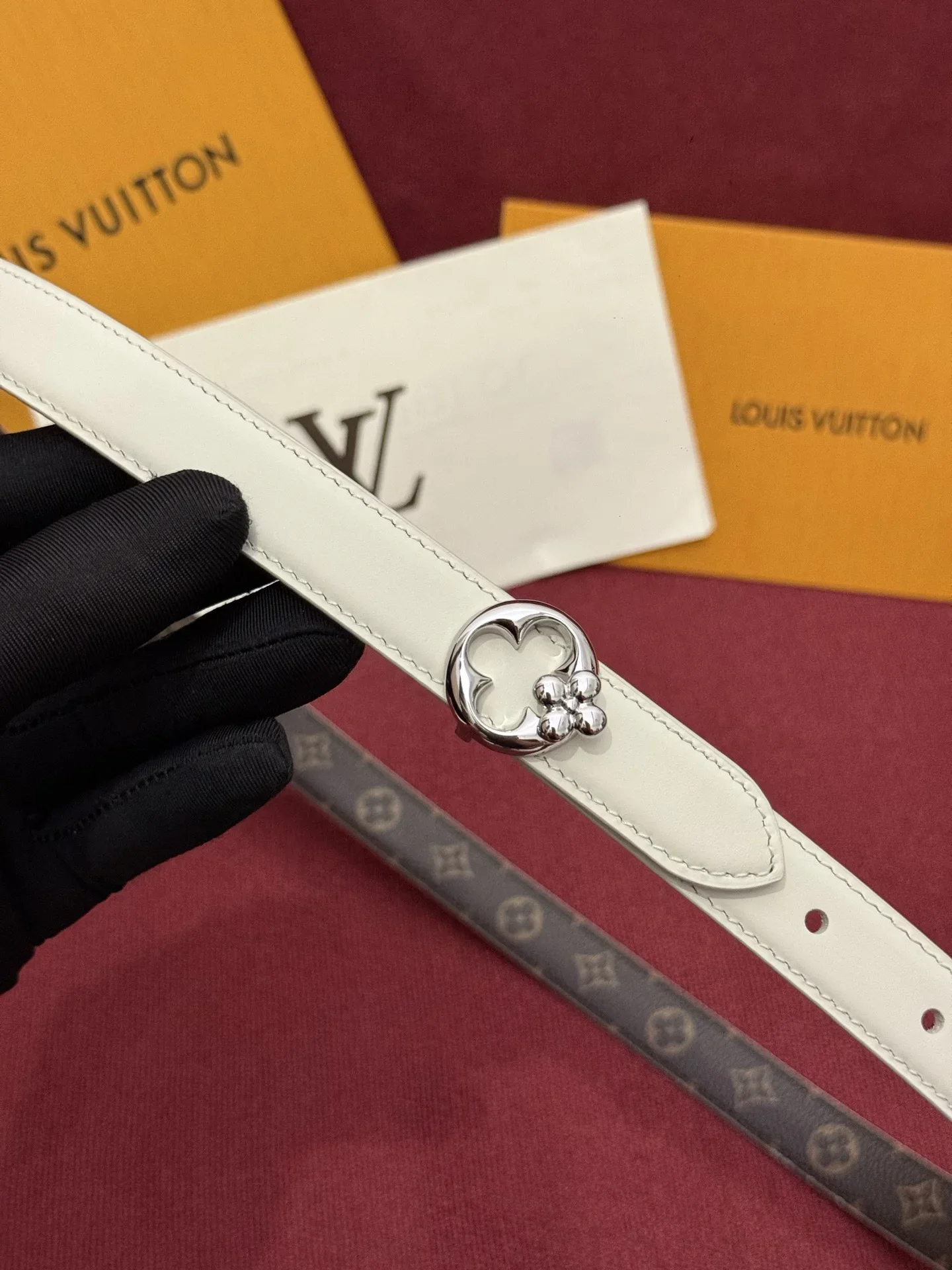 LV Belts Calf Leather & Canvas 160202607050640