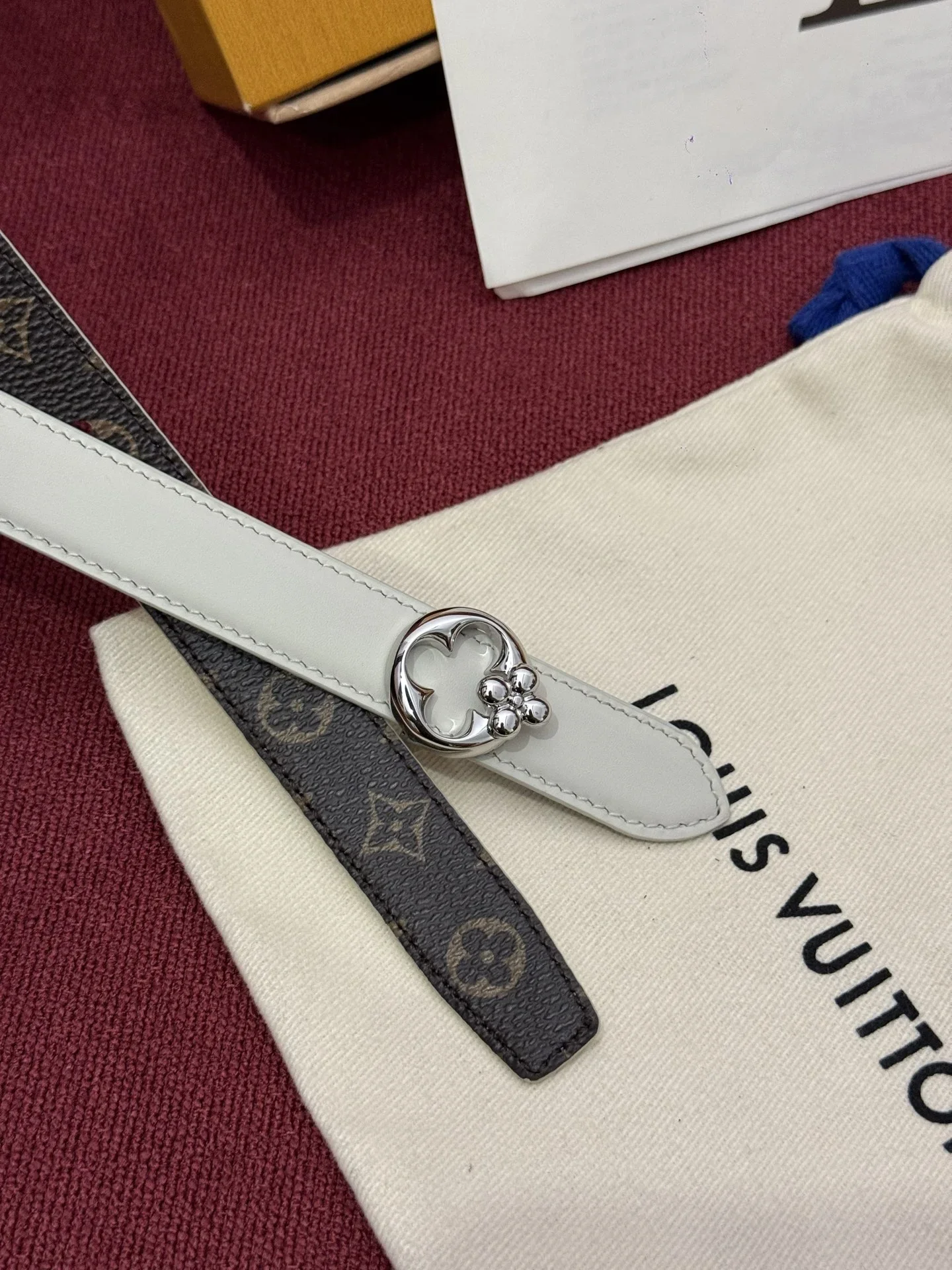 Alternative view of LV Belts Calf Leather & Canvas 160202607050640