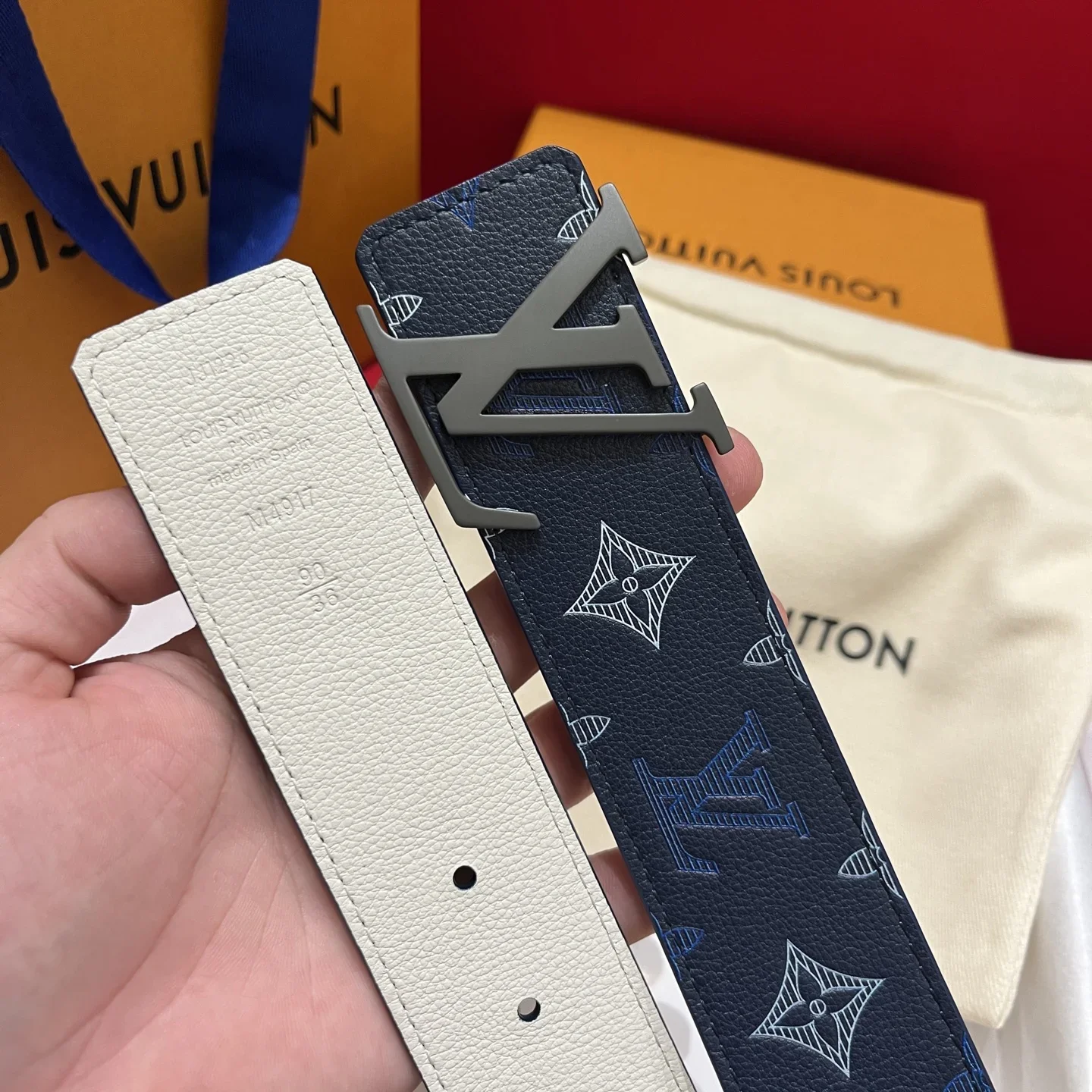 LV Belts Calfskin Leather 4cm Width 280202607050539