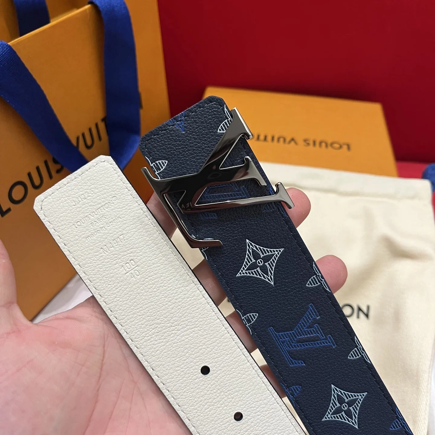 LV Belts Calfskin Leather 4cm Width 280202607050633