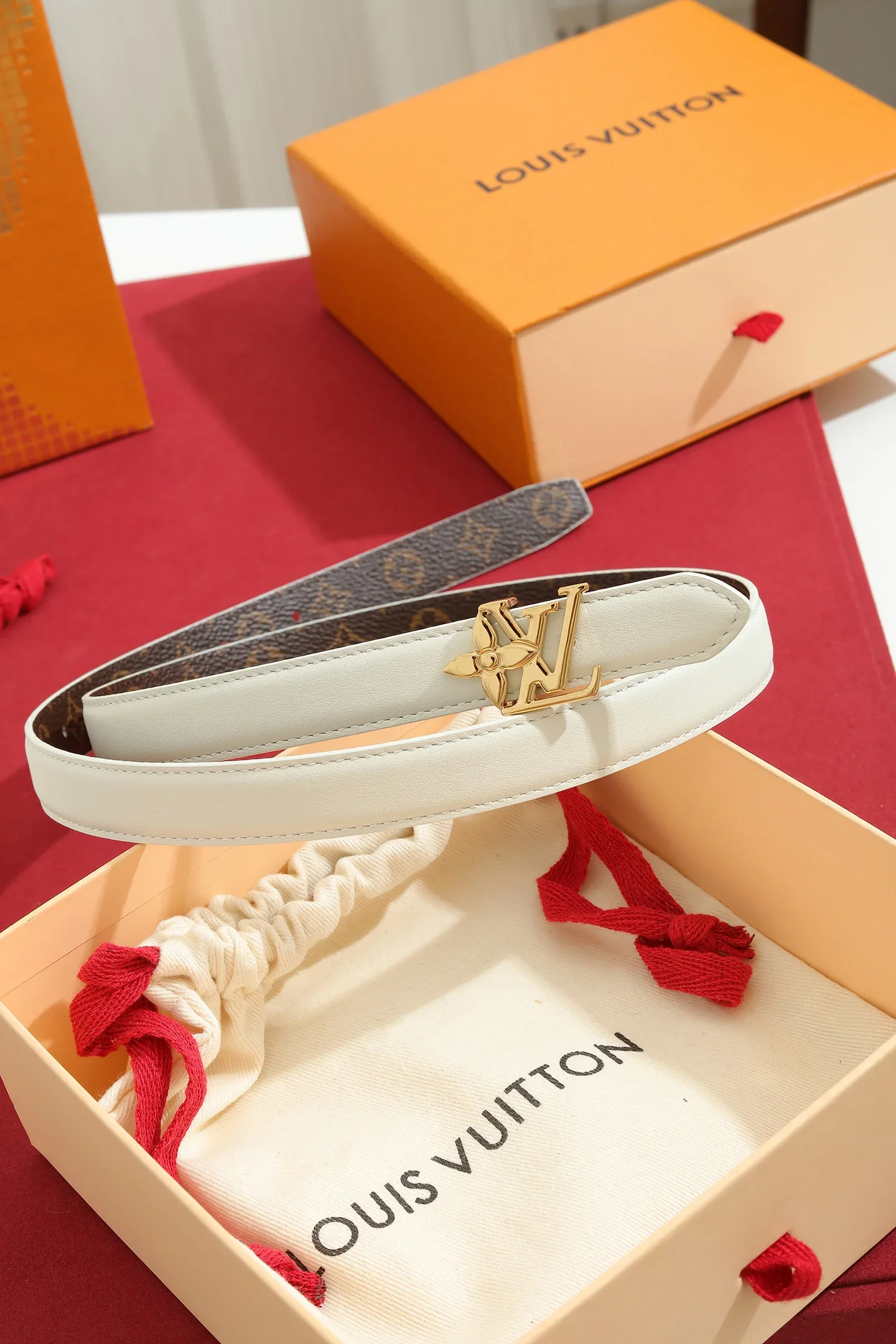 LV Belts Calfskin, Monogram Canvas 180202607050643