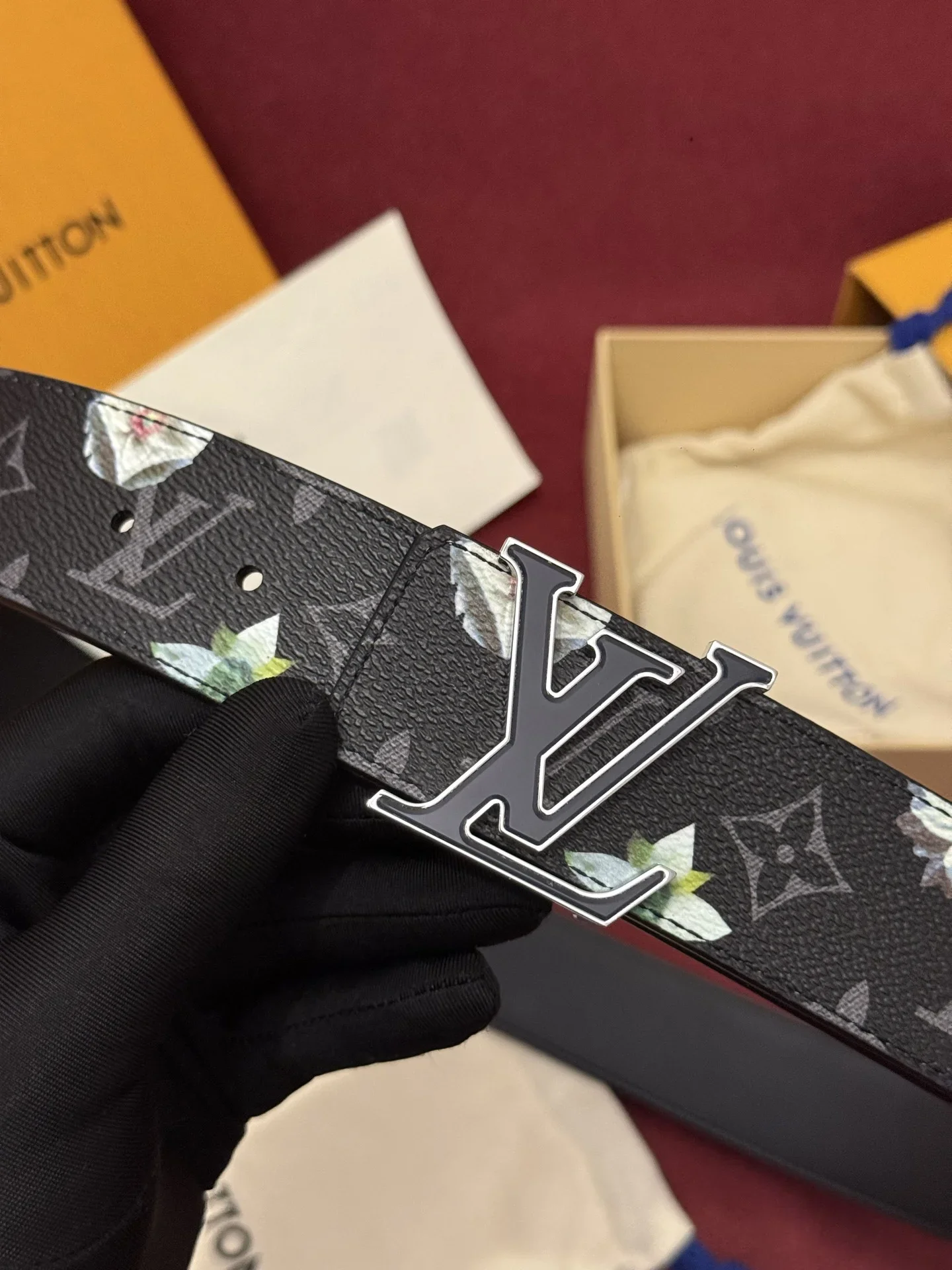 LV Belts Canvas Leather 160202607050497
