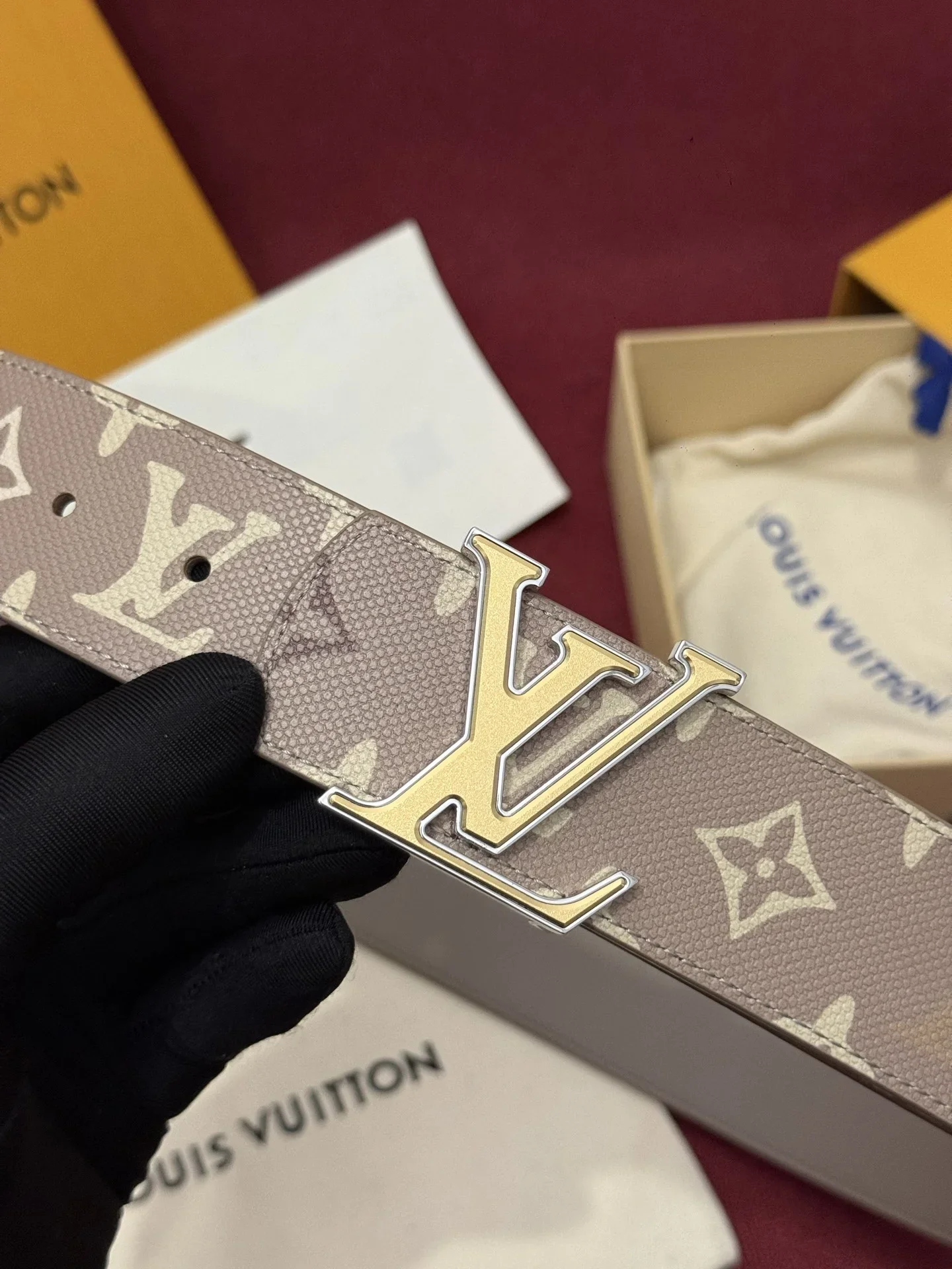 LV Belts Canvas Leather 160202607050499