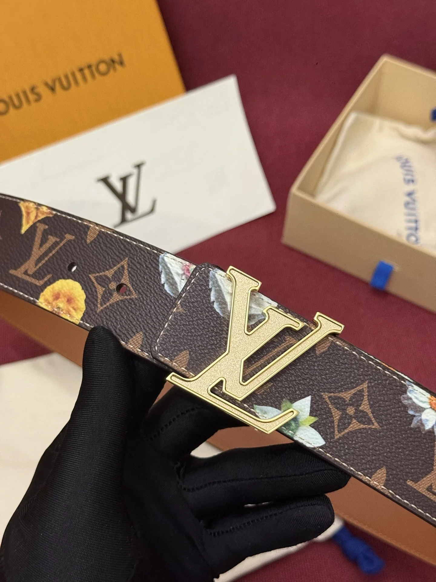LV Belts Canvas Leather 160202607050528