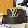 LV Belts Canvas Leather 40mm Width 160202607050814