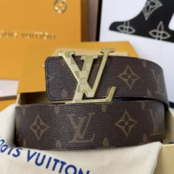 LV Belts Canvas Leather 40mm Width 160202607050814