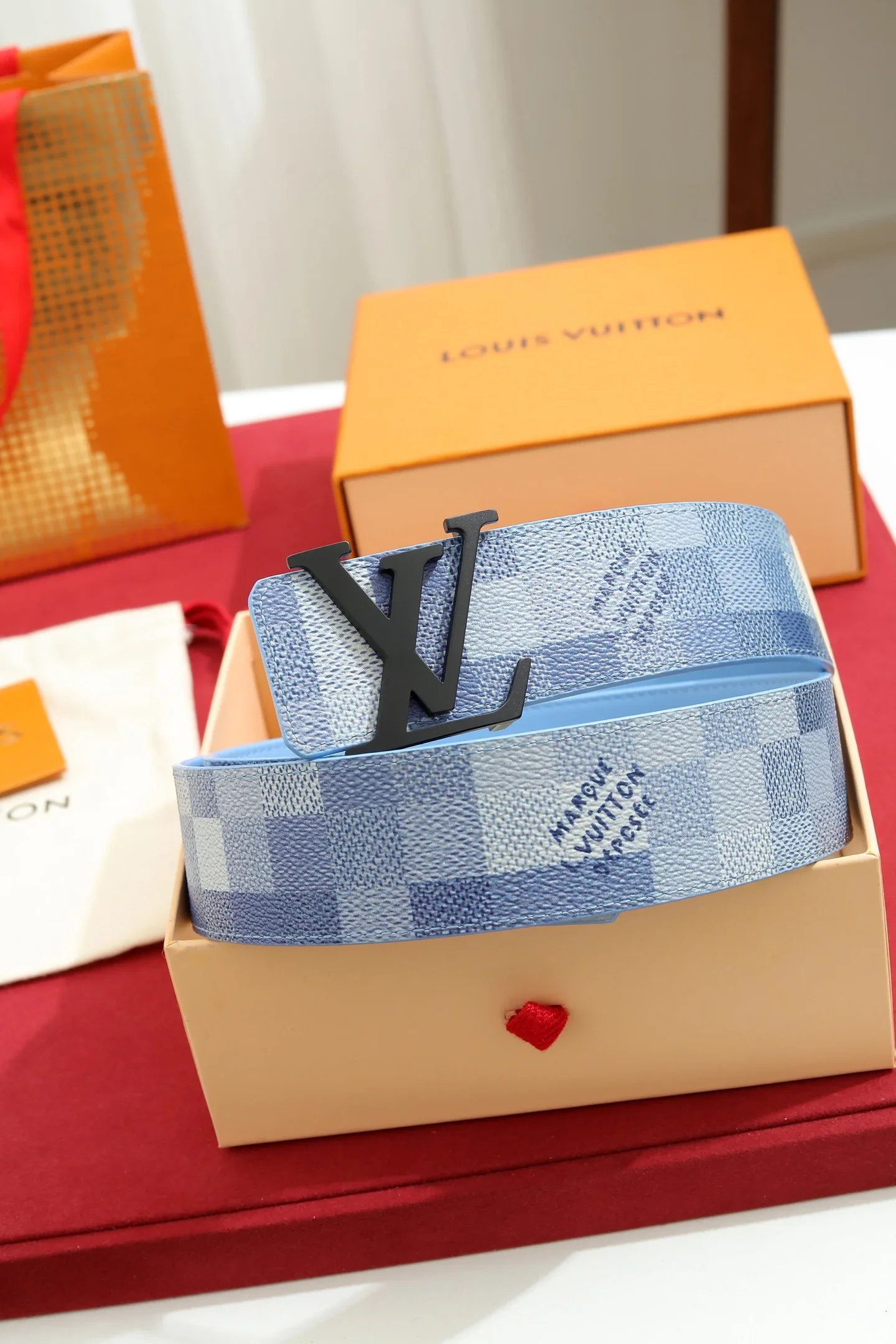 LV Belts Coated Canvas 4.0cm Width 220202607050519