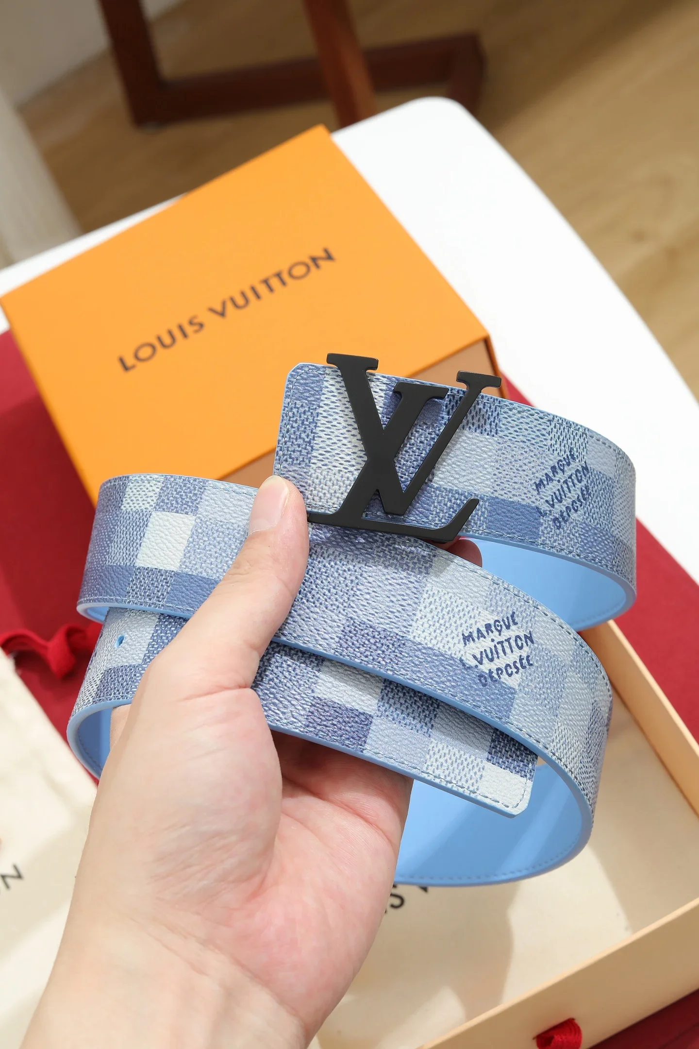 Alternative view of LV Belts Coated Canvas 4.0cm Width 220202607050519
