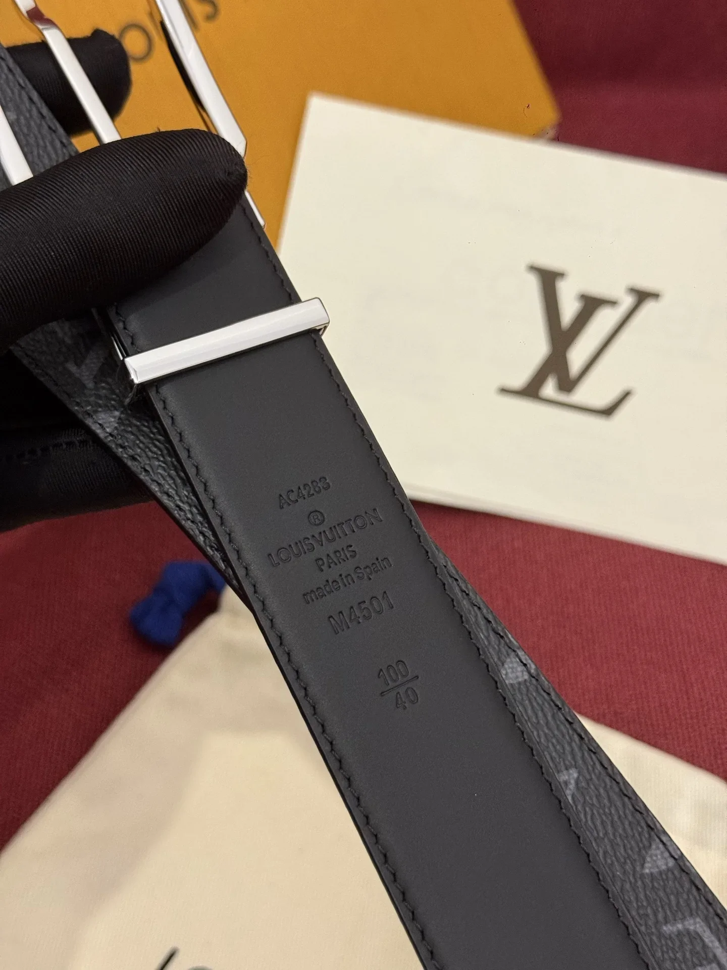 LV Belts Coated Canvas & Leather 170202607050812 - Image 4