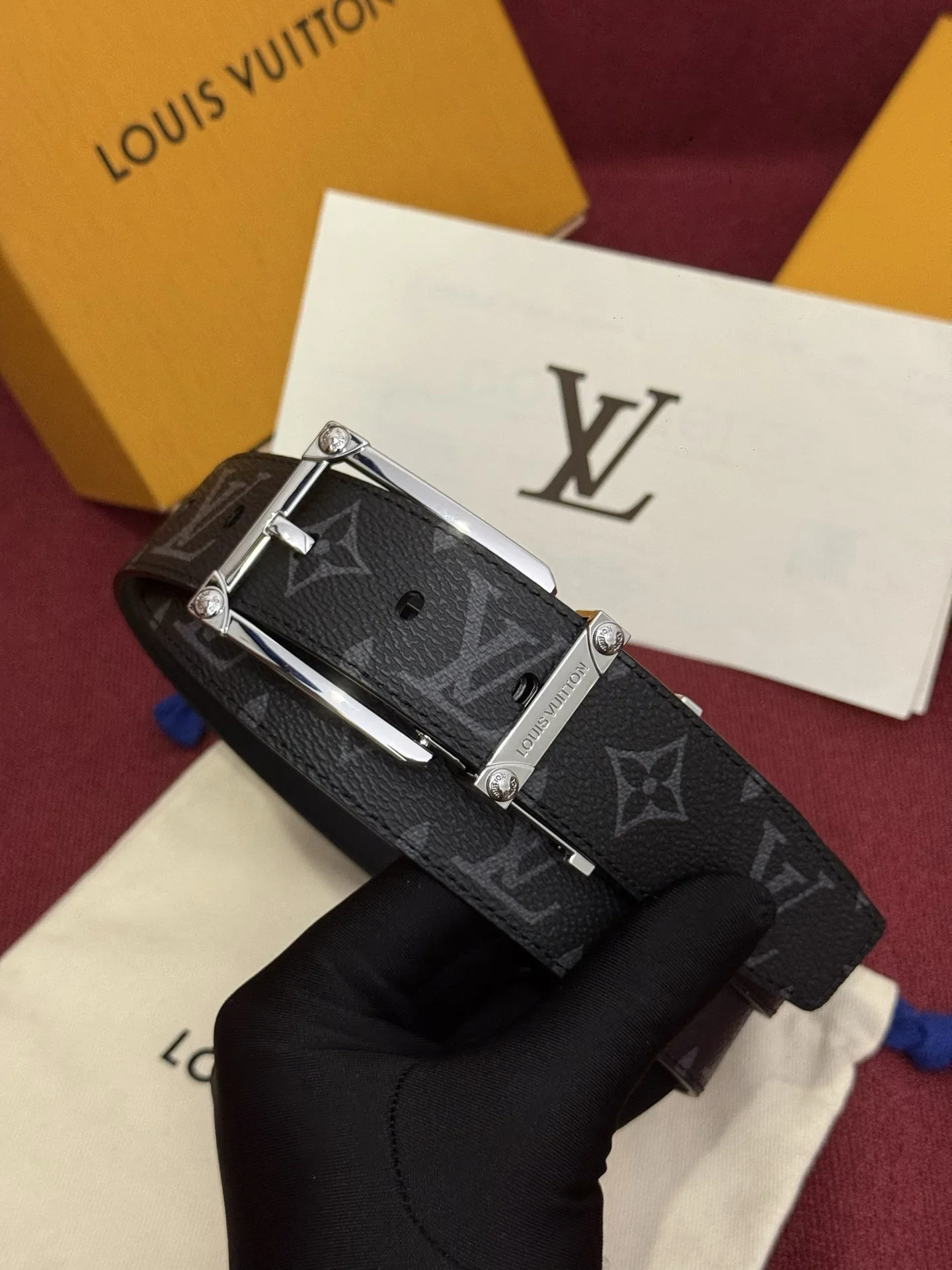 LV Belts Coated Canvas & Leather 170202607050812 - Image 5