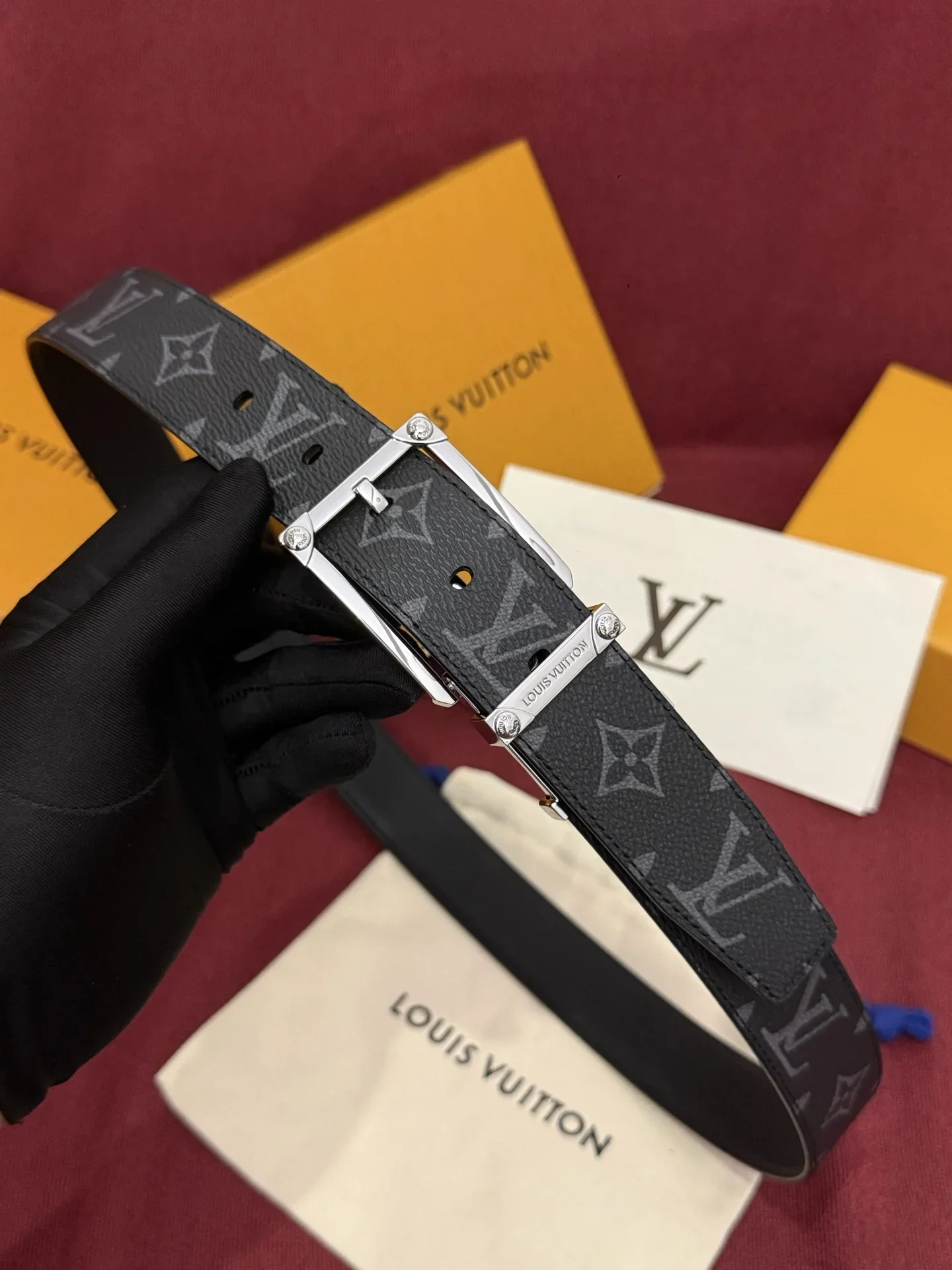 LV Belts Coated Canvas & Leather 170202607050812 - Image 6