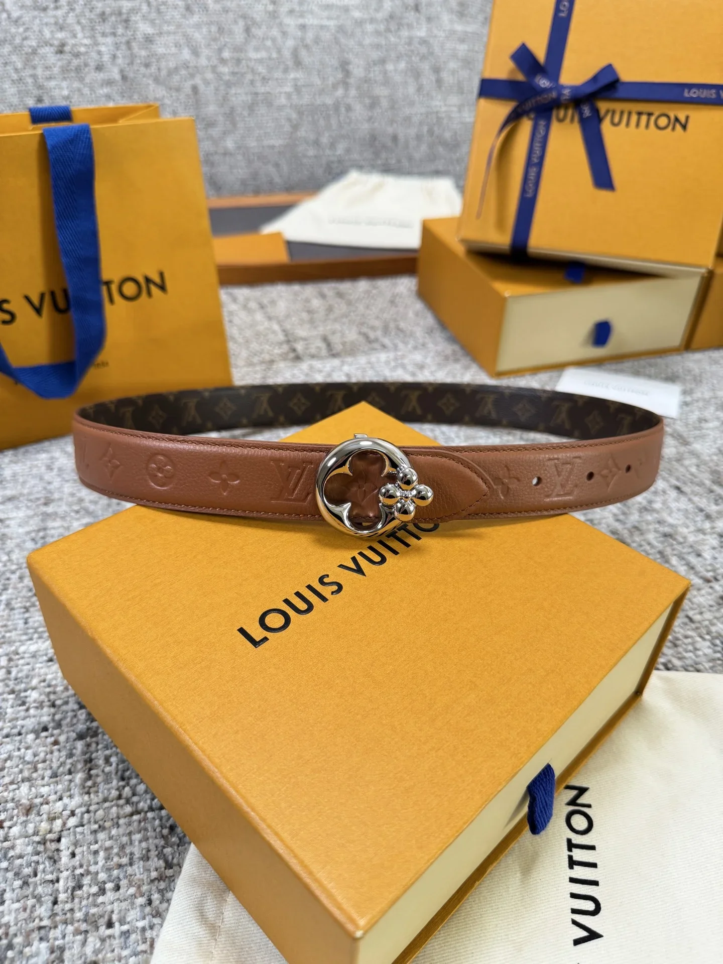 LV Belts Leather 3.0cm Width 160202607050611